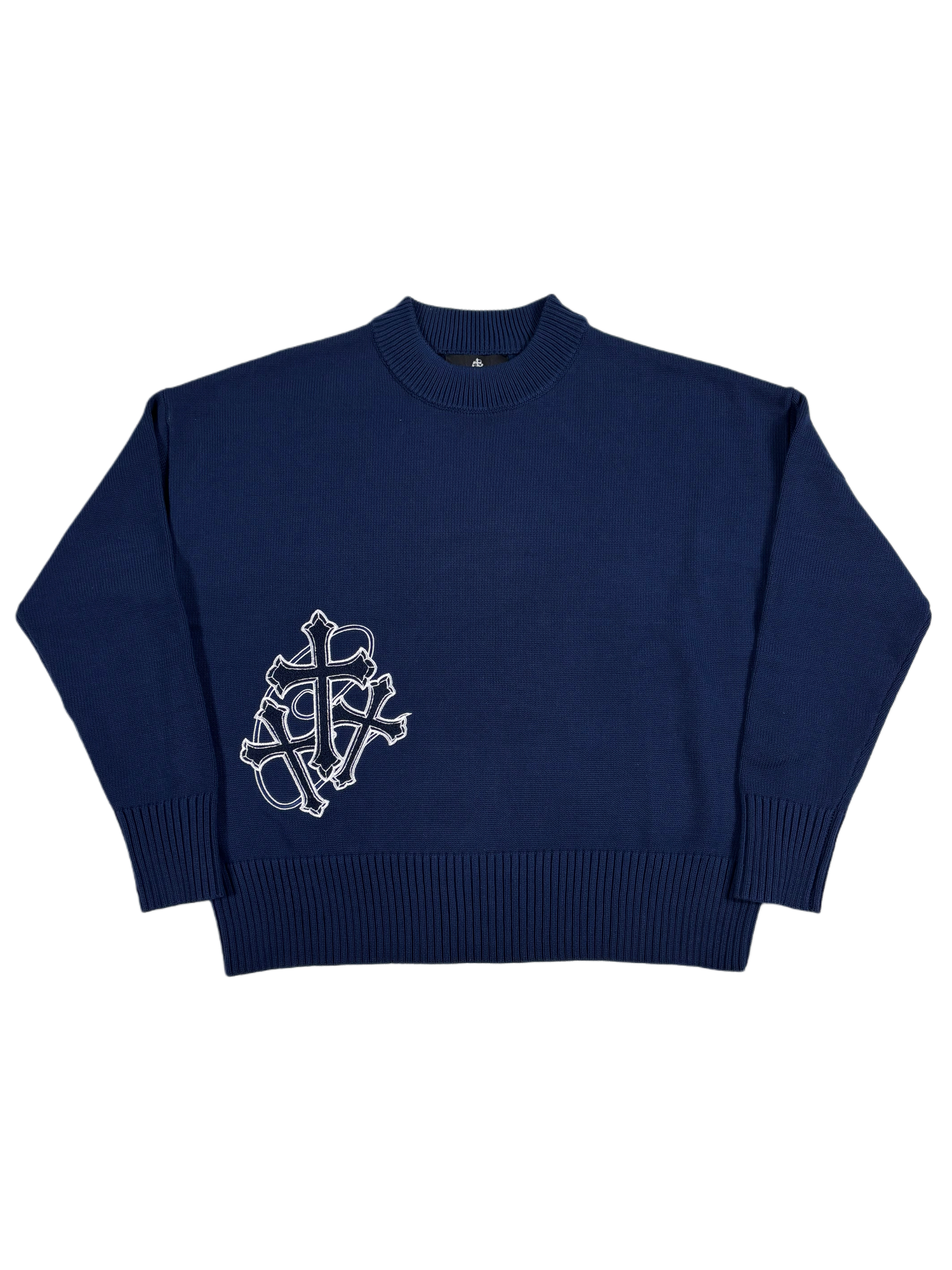 KNITSWEATER DEEP BLUE