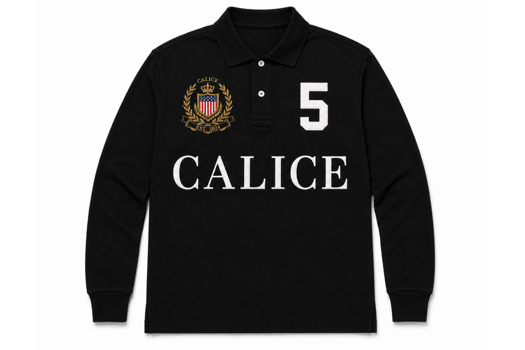 POLO LONGSLEEVE BLACK