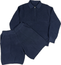 KNITTED SUMMER SET ROYAL BLUE