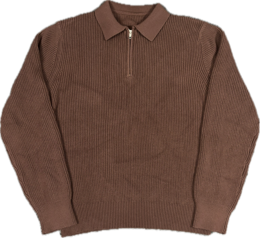 KNITTED SUMMER SET MOCCA BROWN