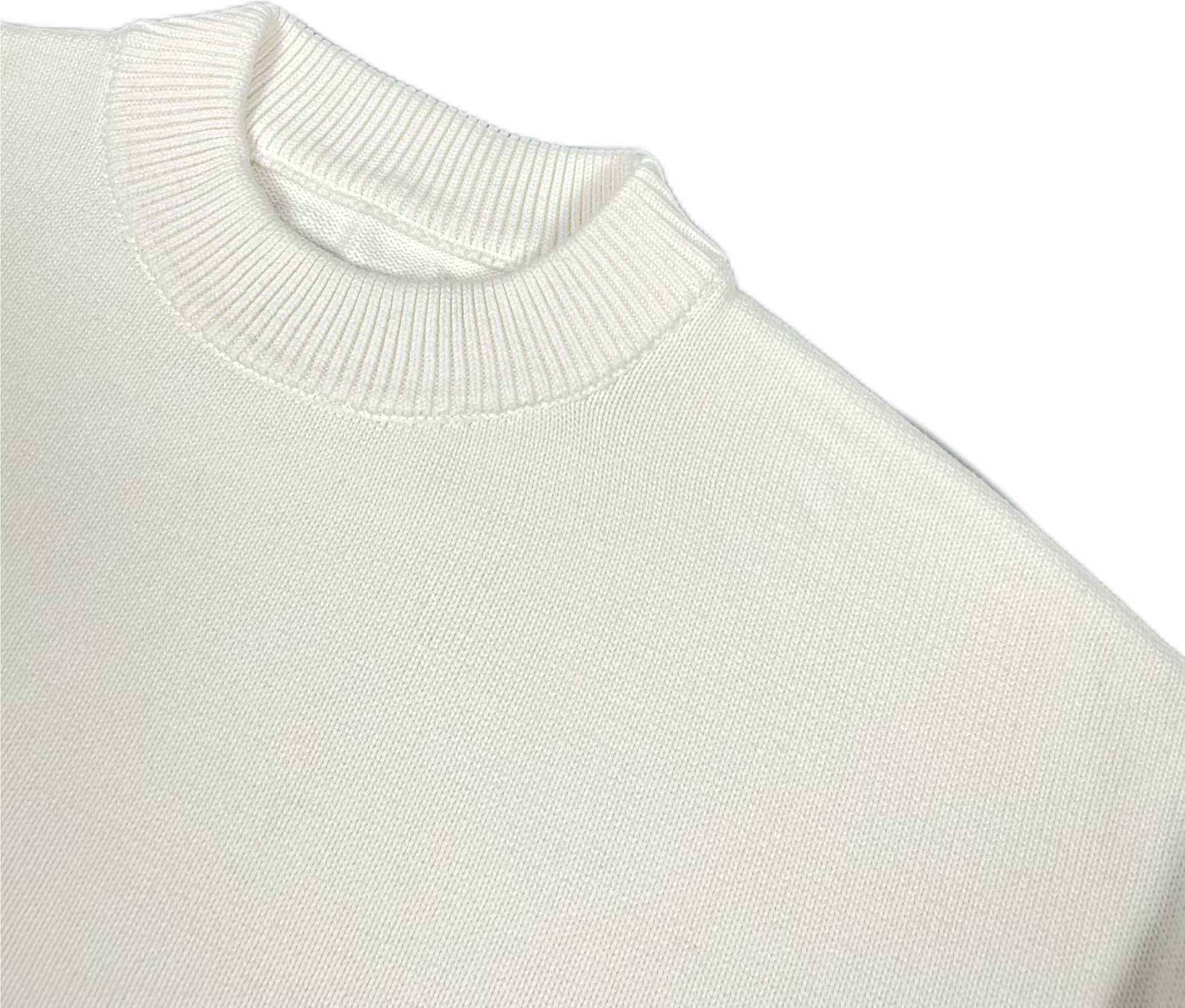Knit sweater white
