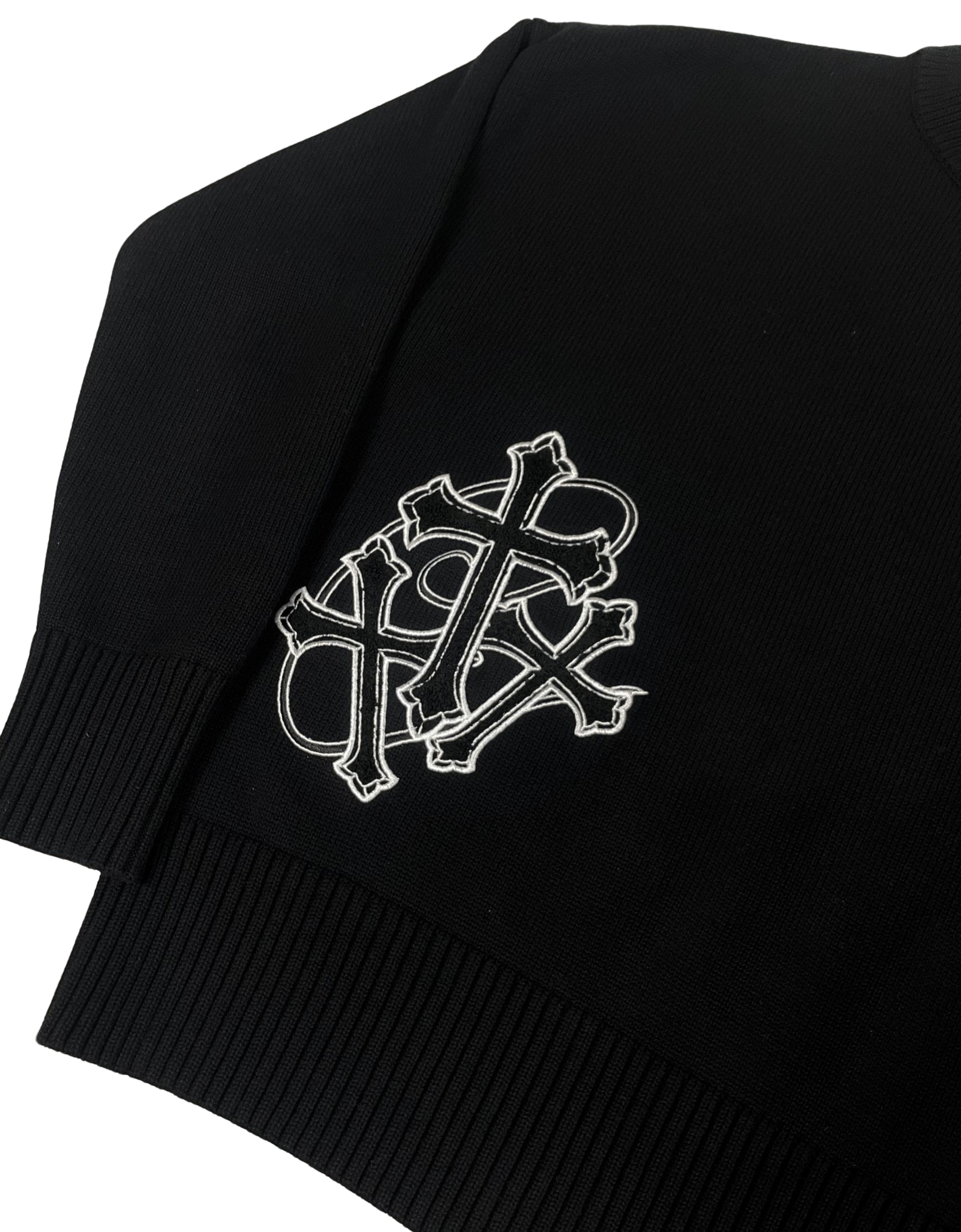 Knit sweater black
