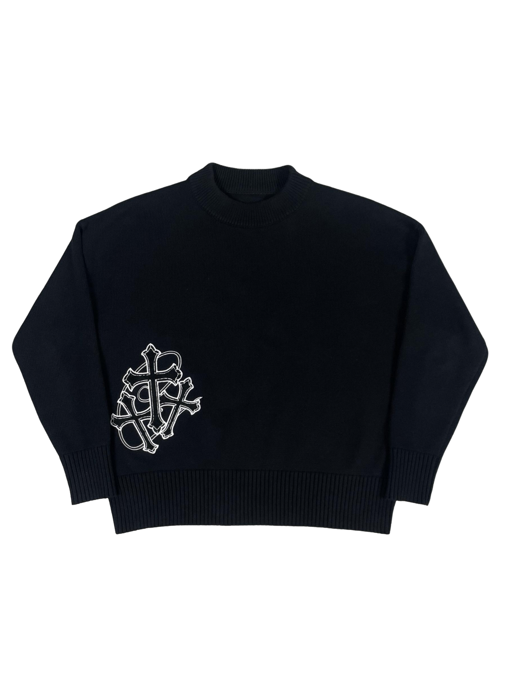 Knit sweater black