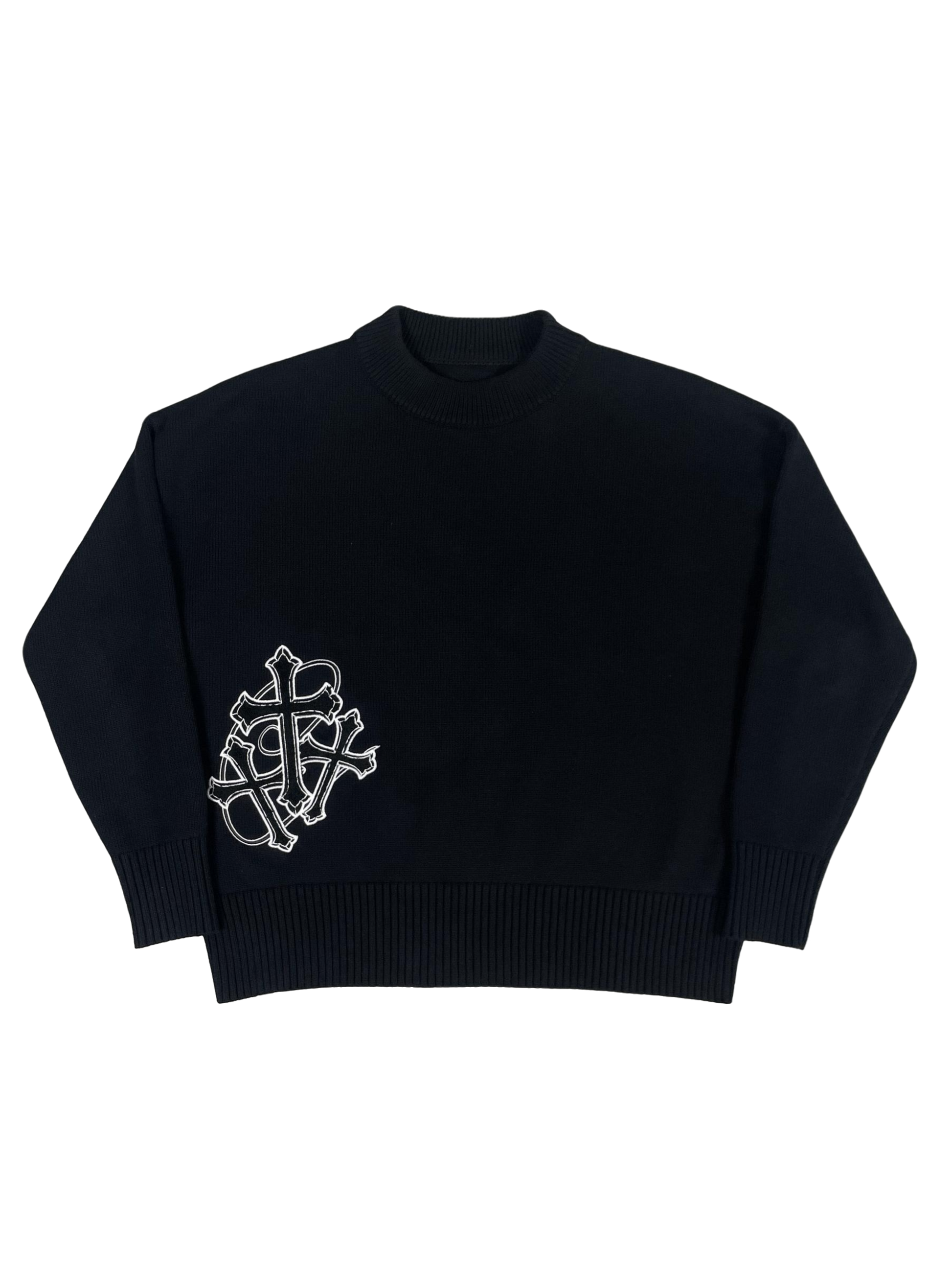 Knit sweater black